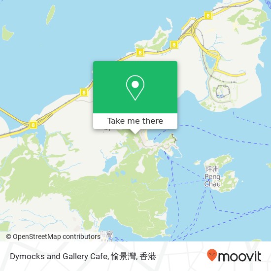 Dymocks and Gallery Cafe, 愉景灣地圖