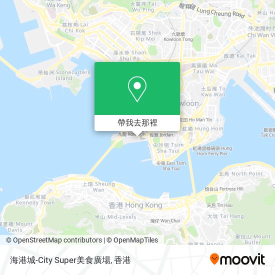 海港城-City Super美食廣場地圖