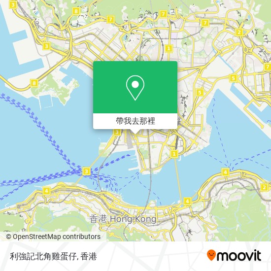 利強記北角雞蛋仔地圖
