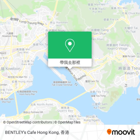 BENTLEY's Cafe Hong Kong地圖