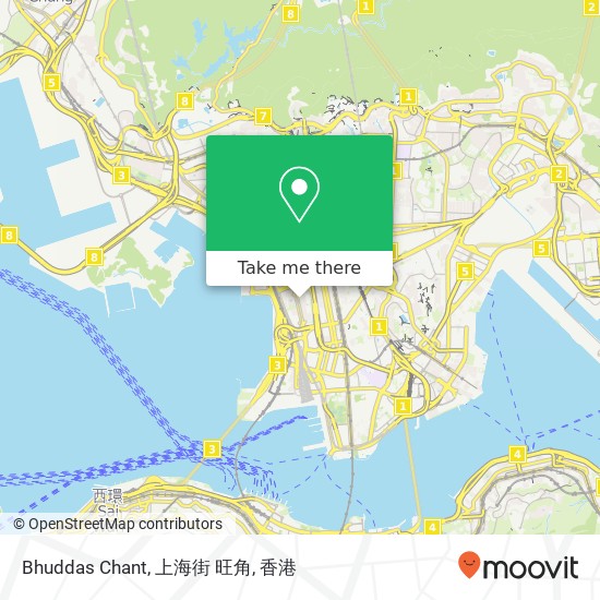Bhuddas Chant, 上海街 旺角地圖