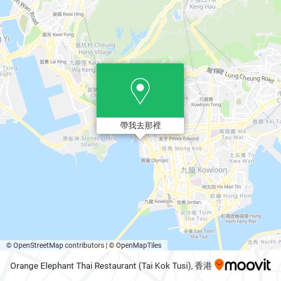 Orange Elephant Thai Restaurant (Tai Kok Tusi)地圖