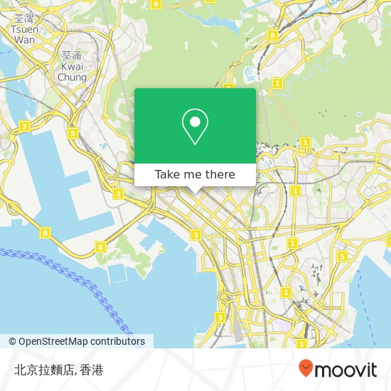 北京拉麵店, 欽州街 37號 深水埗地圖