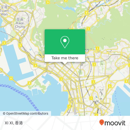 XI XI, 福榮街 125號 深水埗地圖