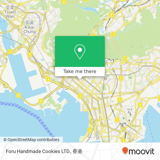 Foru Handmade Cookies LTD., 欽州街 37號 深水埗地圖