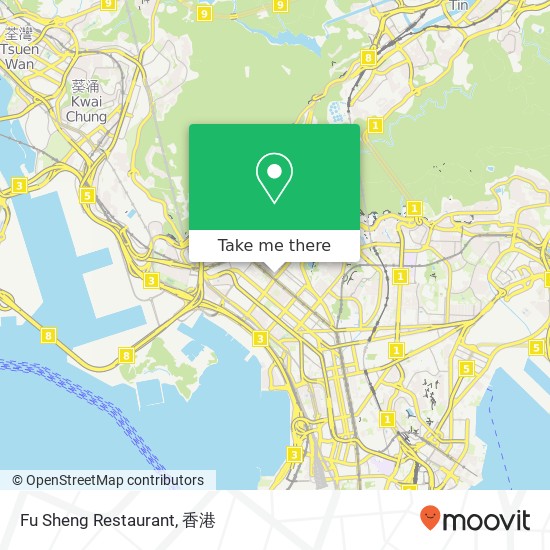 Fu Sheng Restaurant, 福榮街 116號 深水埗地圖