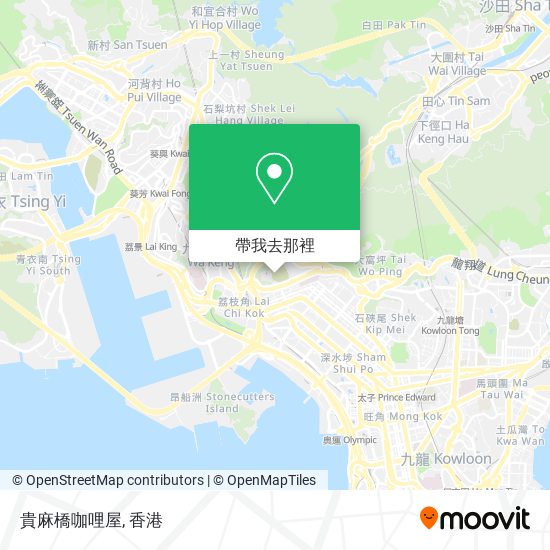 貴麻橋咖哩屋地圖