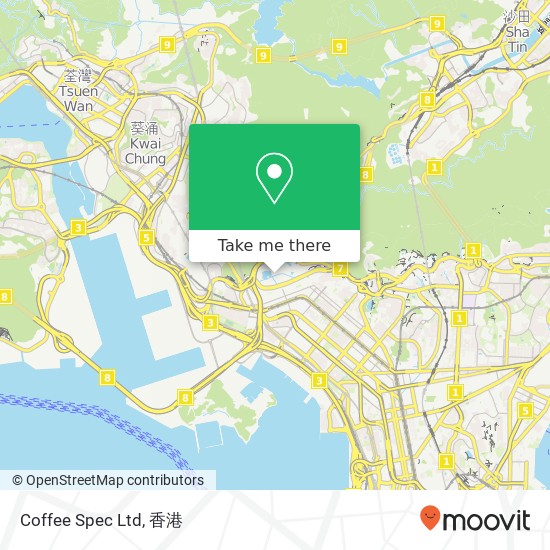 Coffee Spec Ltd, 福華街 561號 長沙灣地圖