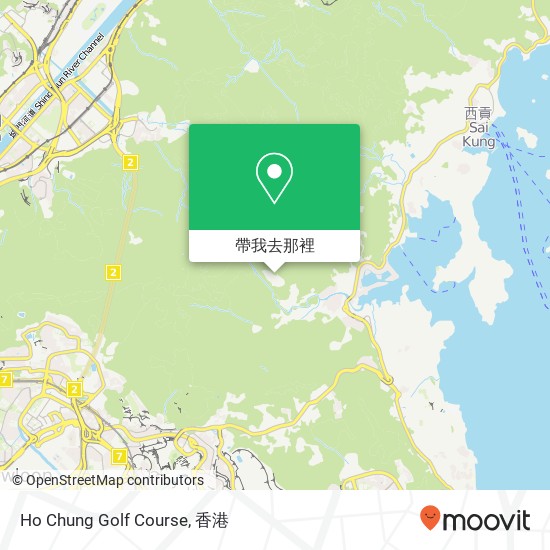 Ho Chung Golf Course, 蠔涌路 西貢地圖