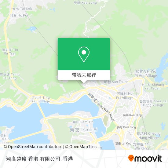 翊高袋廠 香港 有限公司地圖