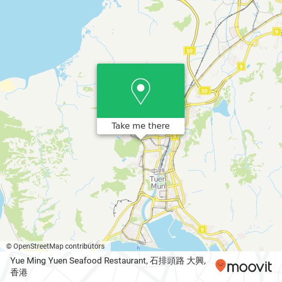 Yue Ming Yuen Seafood Restaurant, 石排頭路 大興地圖