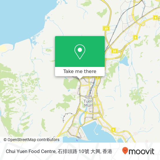 Chui Yuen Food Centre, 石排頭路 10號 大興地圖