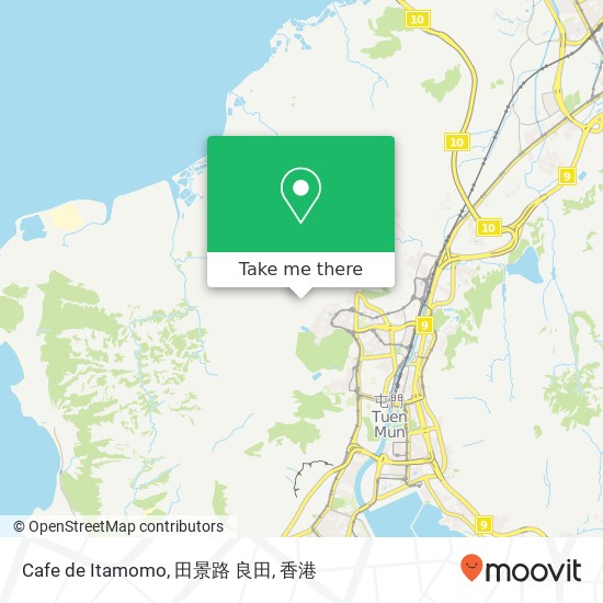 Cafe de Itamomo, 田景路 良田地圖