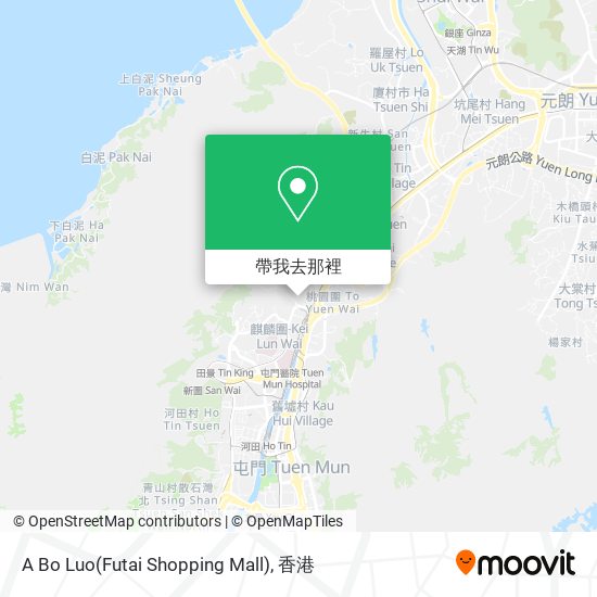 A Bo Luo(Futai Shopping Mall)地圖