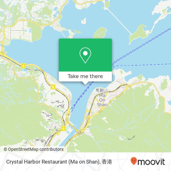 Crystal Harbor Restaurant (Ma on Shan), 鞍駿街 29號 馬鞍山地圖