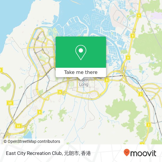 East City Recreation Club, 元朗市地圖
