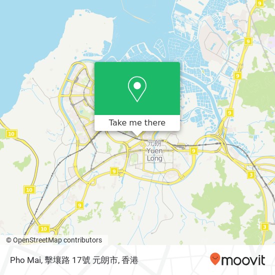 Pho Mai, 擊壤路 17號 元朗市地圖