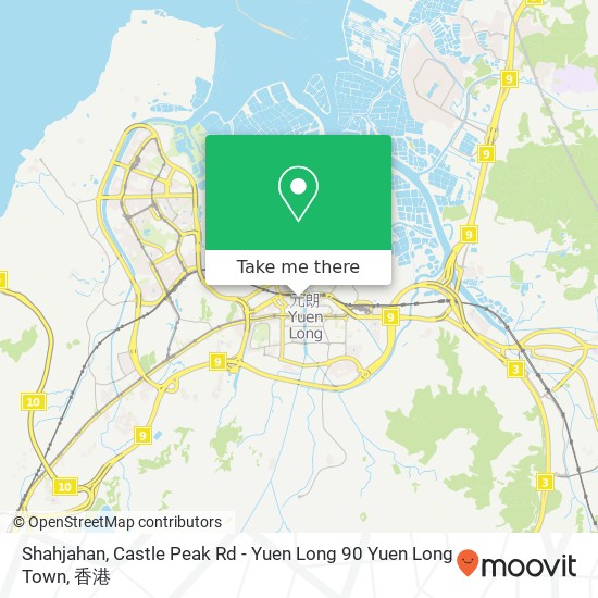 Shahjahan, Castle Peak Rd - Yuen Long 90 Yuen Long Town地圖