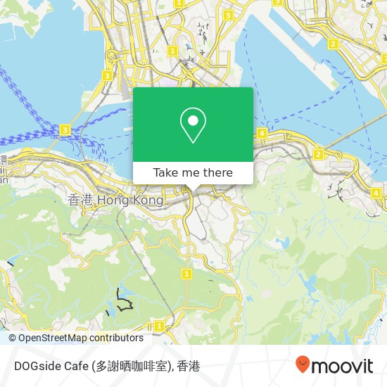 DOGside Cafe (多謝晒咖啡室)地圖