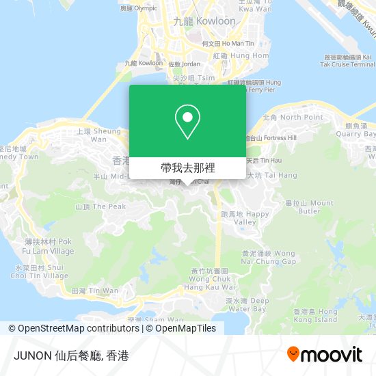JUNON 仙后餐廳地圖