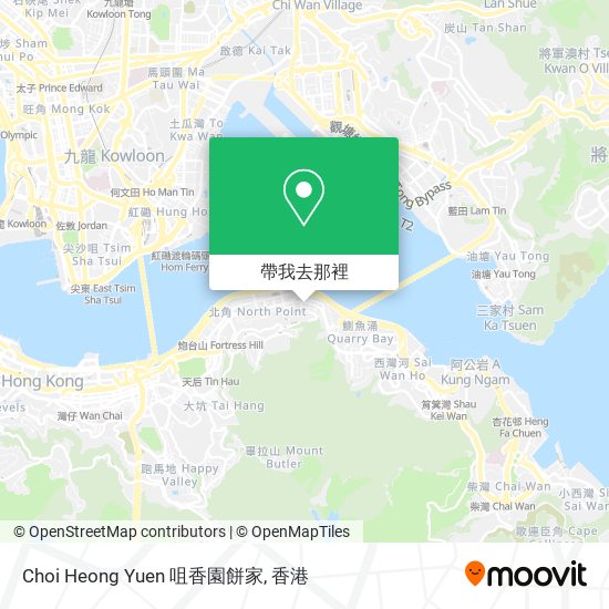 Choi Heong Yuen 咀香園餅家地圖
