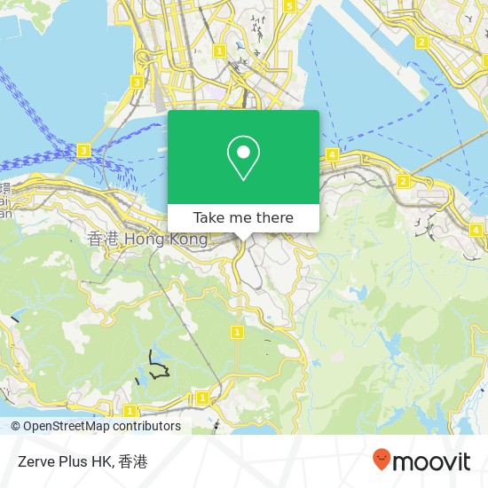 Zerve Plus HK地圖