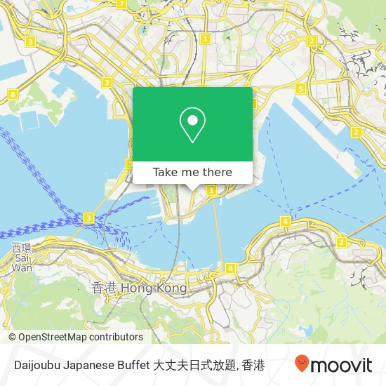 Daijoubu Japanese Buffet 大丈夫日式放題地圖