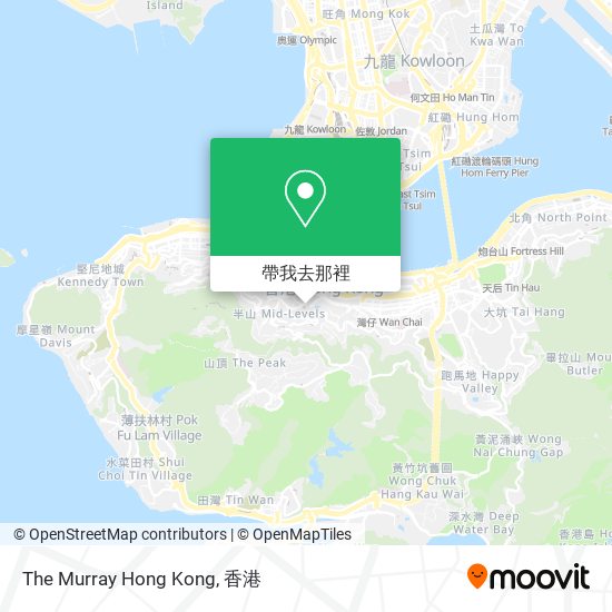 The Murray Hong Kong地圖