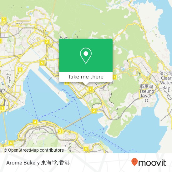 Arome Bakery 東海堂地圖