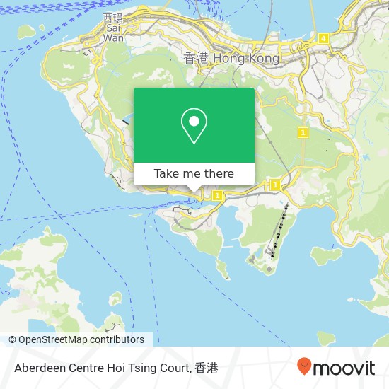 Aberdeen Centre Hoi Tsing Court地圖