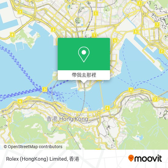 Rolex (HongKong) Limited地圖