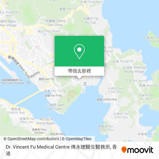 Dr. Vincent Fu Medical Centre 傅永聰醫生醫務所地圖