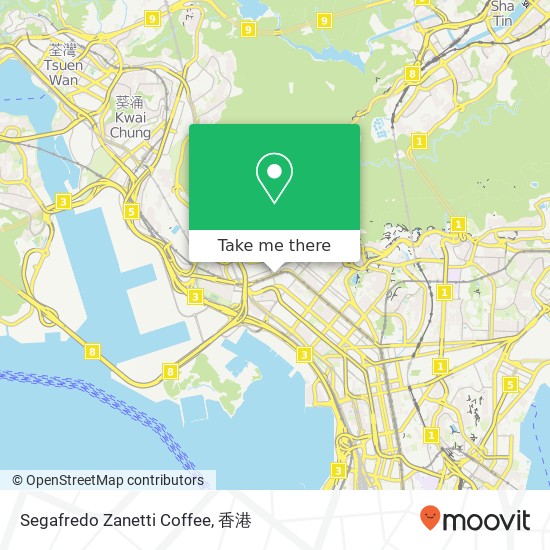 Segafredo Zanetti Coffee地圖