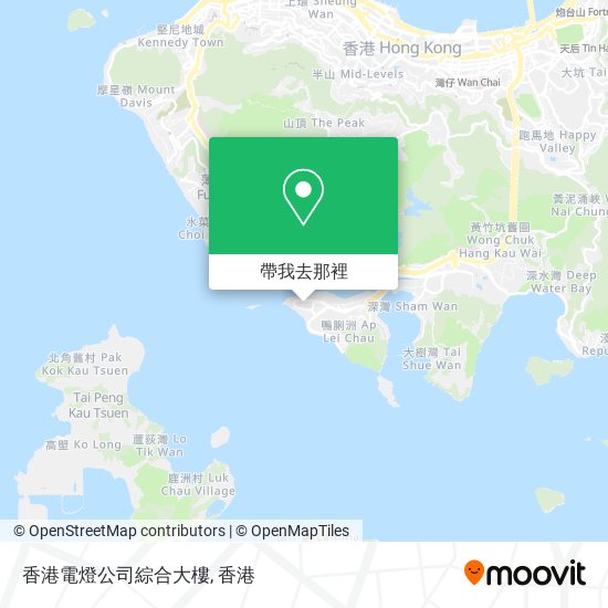香港電燈公司綜合大樓地圖