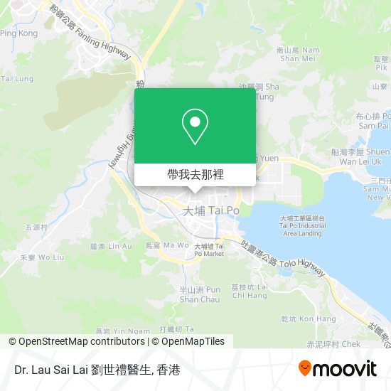 Dr. Lau Sai Lai 劉世禮醫生地圖