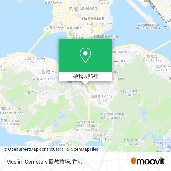 Muslim Cemetery 回教墳場地圖