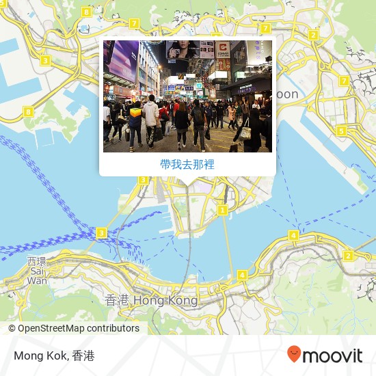 Mong Kok地圖