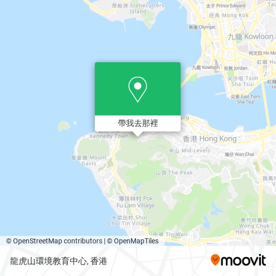 龍虎山環境教育中心地圖