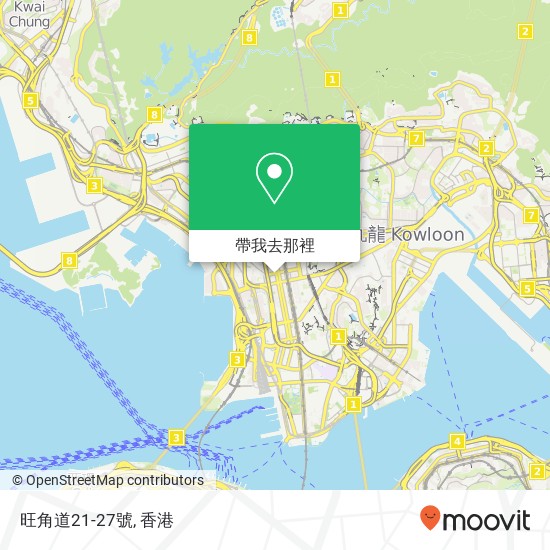 旺角道21-27號地圖