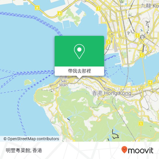 明豐粵菜館地圖