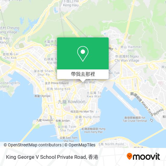 King George V School Private Road地圖