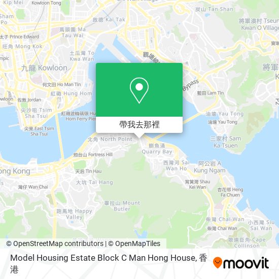 Model Housing Estate Block C Man Hong House地圖