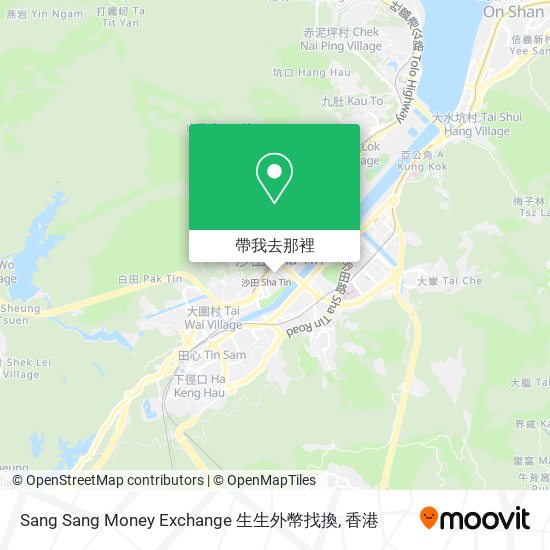 Sang Sang Money Exchange 生生外幣找換地圖