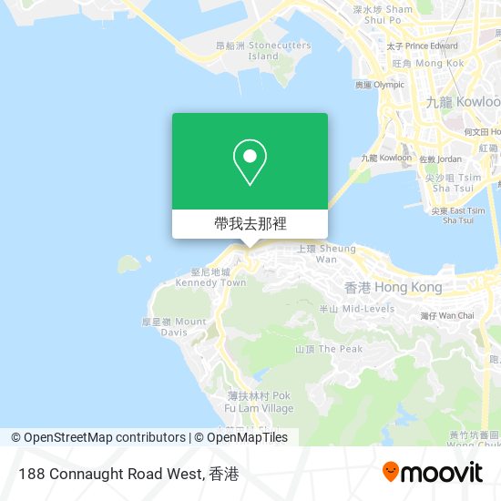 188 Connaught Road West地圖