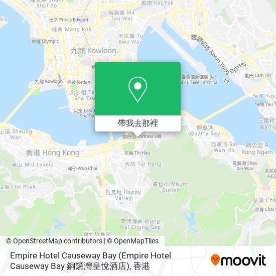 Empire Hotel Causeway Bay地圖