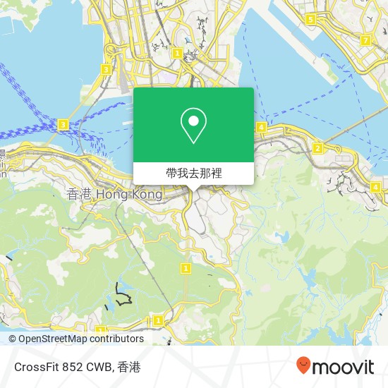 CrossFit 852 CWB地圖