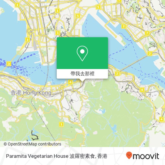 Paramita Vegetarian House 波羅密素食地圖