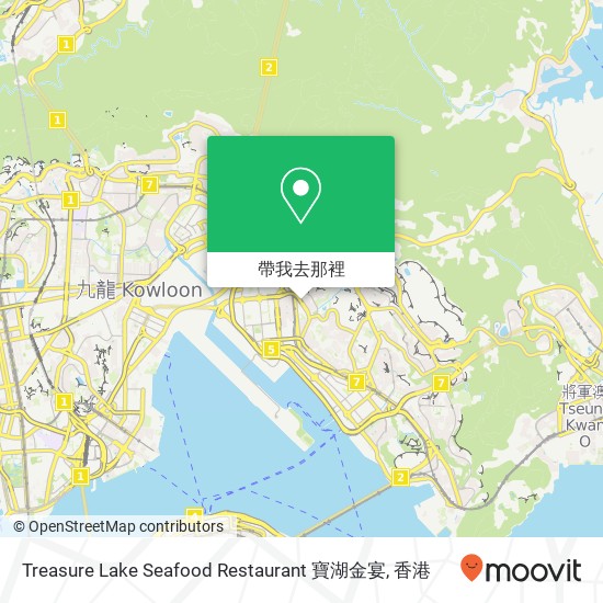 Treasure Lake Seafood Restaurant 寶湖金宴地圖