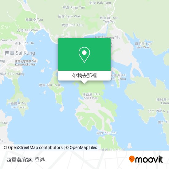 西貢萬宜路地圖
