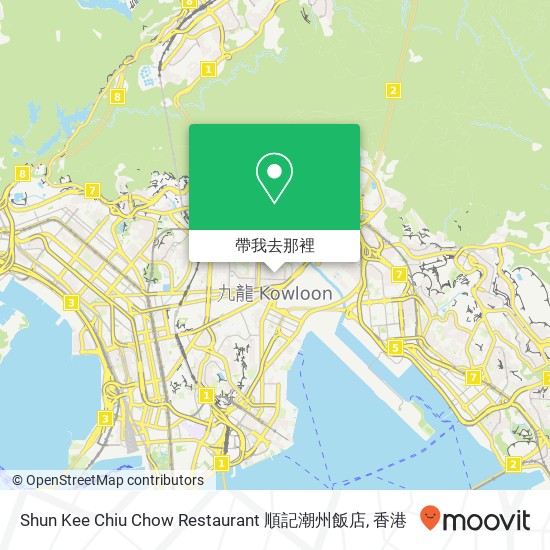 Shun Kee Chiu Chow Restaurant 順記潮州飯店地圖